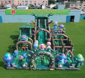 GF3-961 Parco Giochi Gonfiabile a Tema Foresta Magica