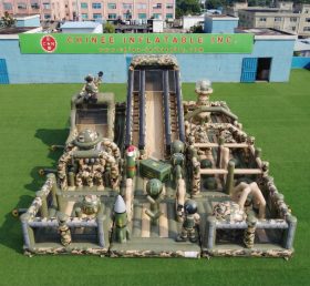 GF3-962 Parco giochi gonfiabile a tema stile militare