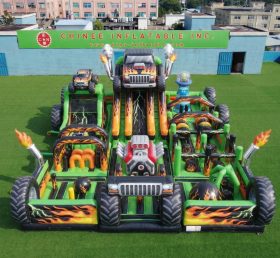 GF3-965 Parco giochi gonfiabile a tema camion mostro