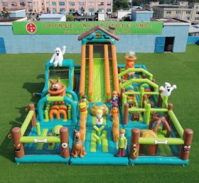GF3-975 Playground gonfiabile a tema Scooby-Doo