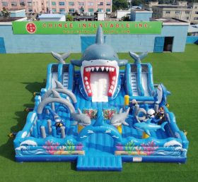 GF3-976 Parco giochi gonfiabile a tema squalo