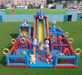 GF3-978 Parco giochi gonfiabile a tema Sonic
