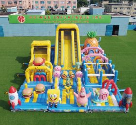 GF3-981 Parco Giochi Gonfiabile a Tema SpongeBob