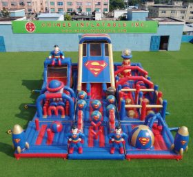 GF3-983 Parco Giochi Gonfiabile a Tema Superman