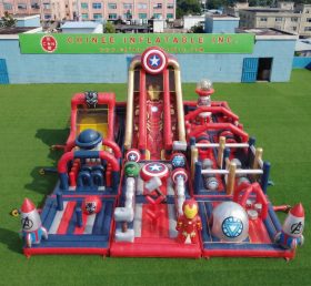 GF3-985 Parco Giochi Gonfiabile a Tema Avengers