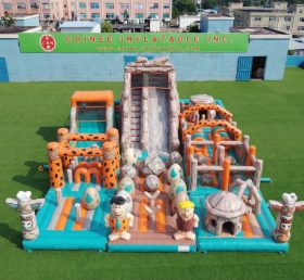 GF3-986 Parco Giochi Gonfiabile a Tema I Flintstones