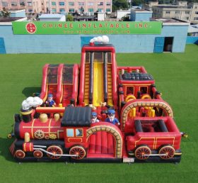 GF3-989 Parco Giochi Gonfiabile a Tema Treno
