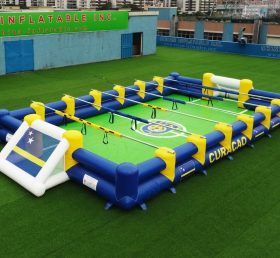 T11-952J Campo da Calcio Umano Gonfiabile a Tema Curaçao