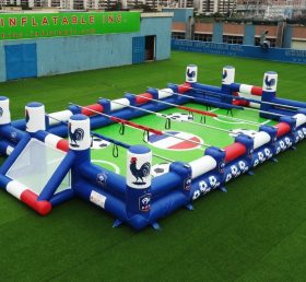 T11-952M Campo da Calcio Umano Gonfiabile a Tema Francia
