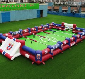 T11-952U Campo da Calcio Umano Gonfiabile a Tema Norvegese