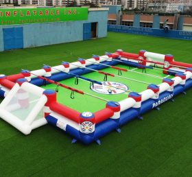 T11-952W Campo da Calcio Umano Gonfiabile a Tema Paraguay