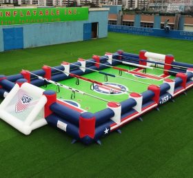 T11-952AF Campo da Calcio Umano Gonfiabile a Tema Stati Uniti