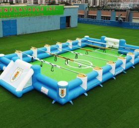 T11-952AG Campo da Calcio Umano Gonfiabile a Tema Uruguay