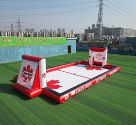 T11-779L Campo da calcio gonfiabile a tema Canada
