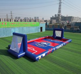 T11-779Z Campo da calcio gonfiabile a tema Francia
