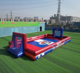 T11-779AD Campo da calcio gonfiabile a tema Haiti