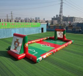T11-779AX Campo da calcio gonfiabile a tema Portogallo