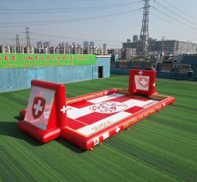 T11-779BJ Campo da calcio gonfiabile a tema Svizzera