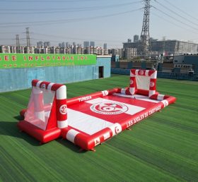 T11-779BL Campo da calcio gonfiabile a tema Tunisia