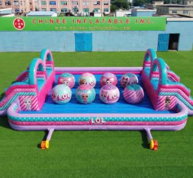 T11-4751J Tema LOL Surprise Percorso a Ostacoli Gonfiabile con Grandi Sfere Dual Wipeout