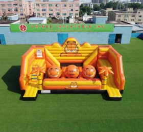 T11-4750D Percorso a ostacoli con grandi palle gonfiabili a tema Garfield