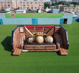 T11-4750K Percorso a ostacoli gonfiabile con grandi sfere a tema pirati