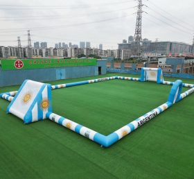T11-926BAR Campo da calcio gonfiabile grande a tema Argentina