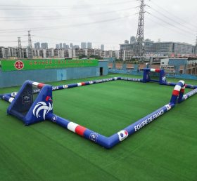 T11-926BFR Campo da Calcio Gonfiabile Grande a Tema Francia