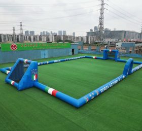 T11-926BIT Campo da Calcio Gonfiabile Grande a Tema Italia