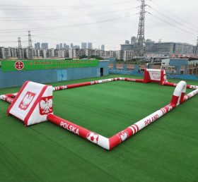 T11-926BPL Campo da calcio gonfiabile grande a tema Polonia