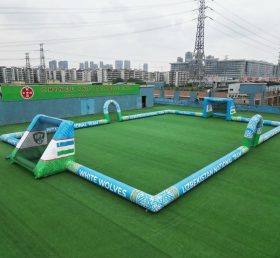 T11-926BUZ Campo da calcio gonfiabile grande a tema Uzbekistan