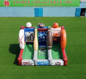 T11-7304 Gigante Combinazione Sportiva Gonfiabile 3-in-1