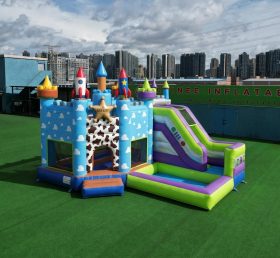 T2-8854 Castello Gonfiabile a Tema Toy Story con Scivolo e Piscina