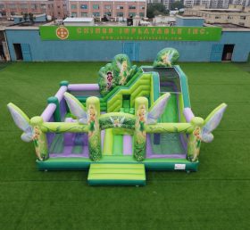 T2-8929 Castello Gonfiabile a Tema Trilli con Scivolo
