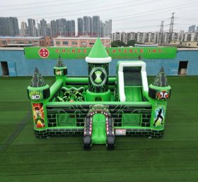 T5-3148 Castello Gonfiabile a Tema Ben 10