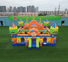 T5-3151 Castello Gonfiabile a Tema Blippi Wonders