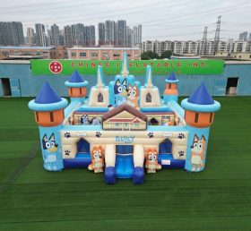 T5-3153 Castello Gonfiabile a Tema Bluey