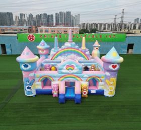 T5-3157 Castello Gonfiabile a Tema Care Bears