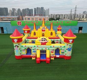 T5-3160 Castello Gonfiabile a Tema Crayon Shin-chan