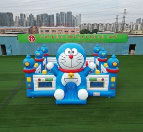 T5-3162 Castello Gonfiabile a Tema Doraemon