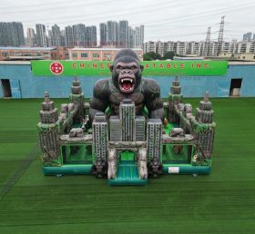 T5-3172 Castello Gonfiabile a Tema King Kong