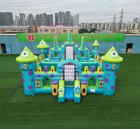 T5-3183 Castello Gonfiabile a Tema Monsters Inc