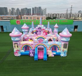 T5-3184 Castello Gonfiabile a Tema My Little Pony