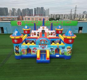 T5-3189 Castello Gonfiabile a Tema Paw Patrol