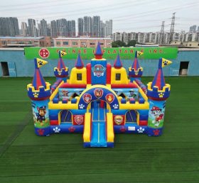 T5-3190 Castello Gonfiabile a Tema Paw Patrol