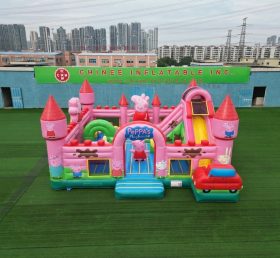 T5-3191 Castello Gonfiabile a Tema Peppa Pig