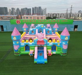 T5-3192 Castello Gonfiabile a Tema Peppa Pig