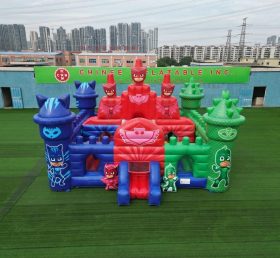 T5-3195 Castello Gonfiabile a Tema PJ Masks