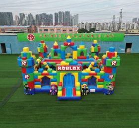 T5-3200 Castello Gonfiabile a Tema Roblox