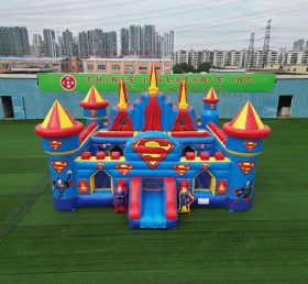 T5-3212 Castello Gonfiabile a Tema Superman